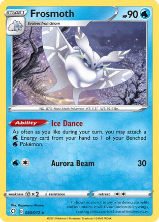 Frosmoth (030/072) [Sword & Shield: Shining Fates] Reverse Holofoil