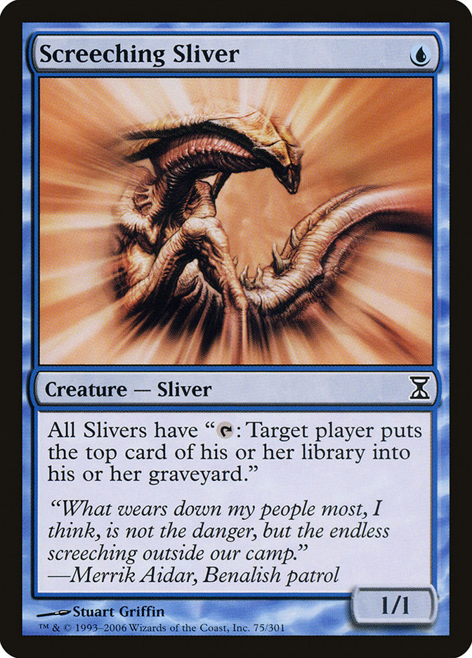 Screeching Sliver [Time Spiral] Foil