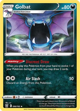 Golbat (090/163) [Sword & Shield: Battle Styles] Reverse Holofoil
