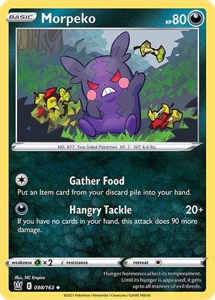 Morpeko (098/163) [Sword & Shield: Battle Styles] Reverse Holofoil