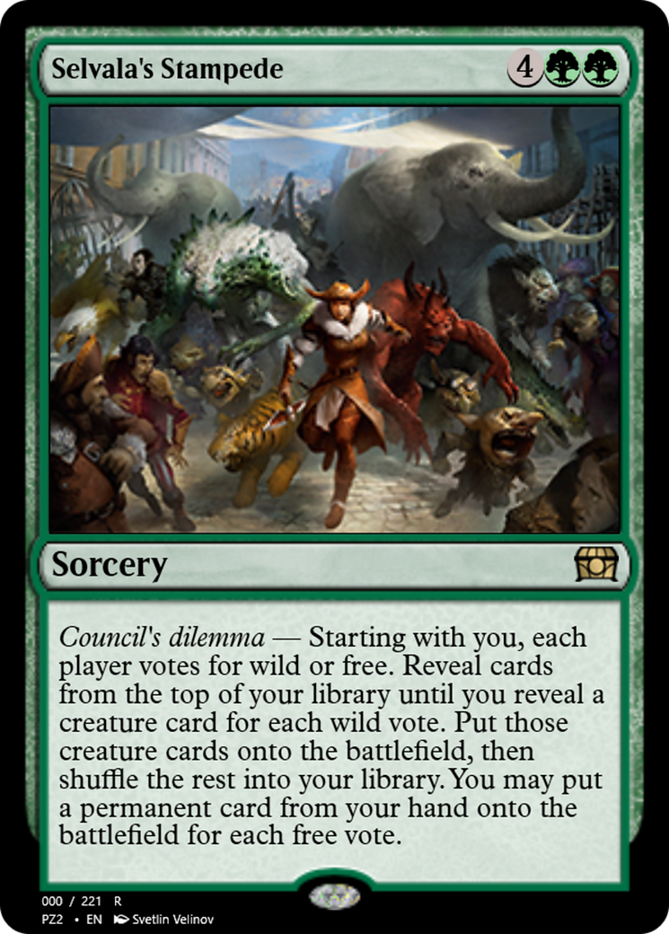 Selvala's Stampede  [Treasure Chest] Foil