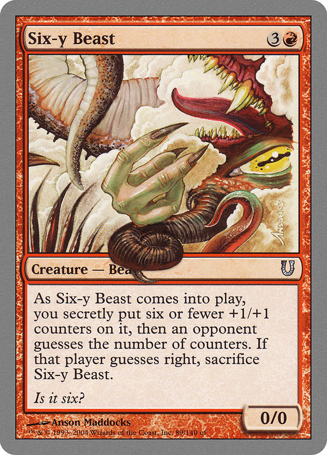 Six-y Beast [Unhinged] Foil
