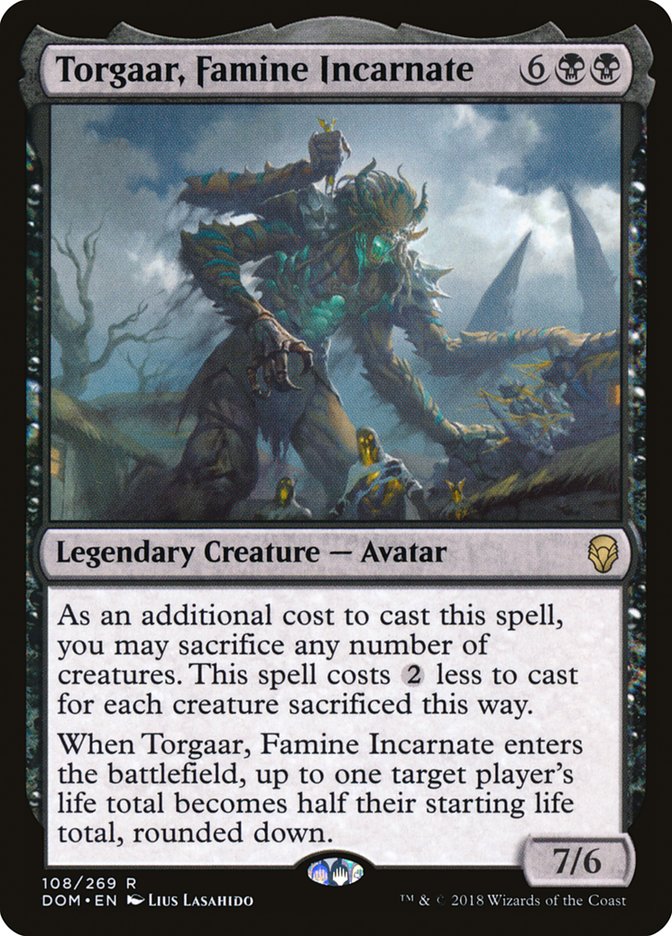 Torgaar, Famine Incarnate [Dominaria] Foil