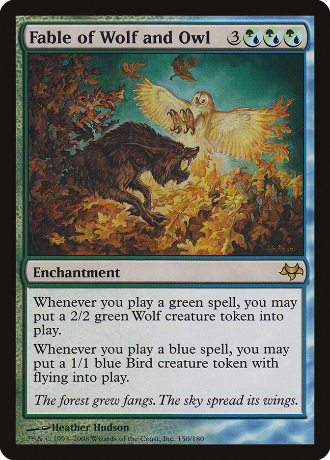 Fable of Wolf and Owl [Eventide] Foil