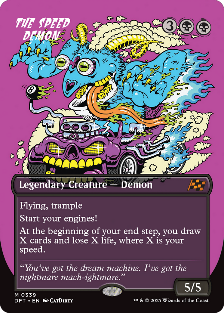 The Speed Demon (Borderless) [Aetherdrift] Foil