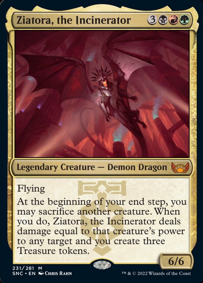 Ziatora, the Incinerator [Streets of New Capenna] Foil