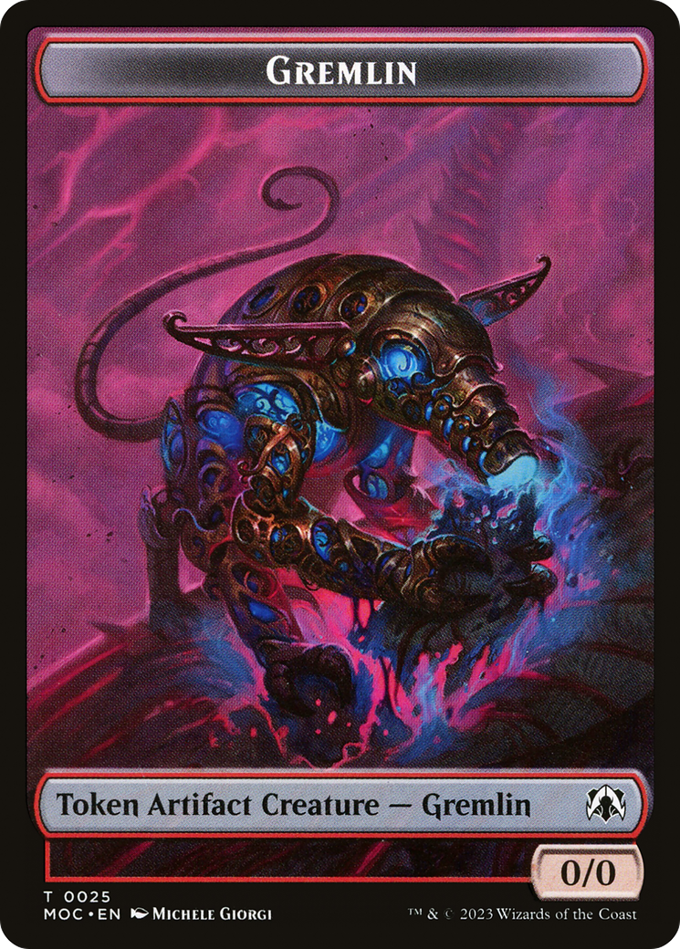 Gremlin  [March of the Machine Commander Tokens]