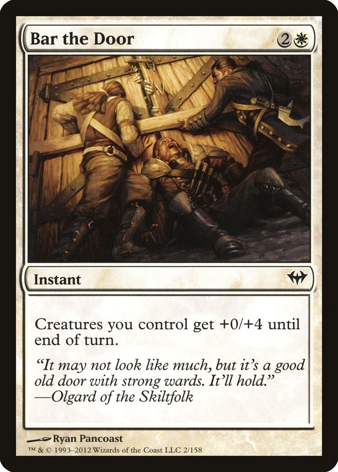 Bar the Door [Dark Ascension] Foil
