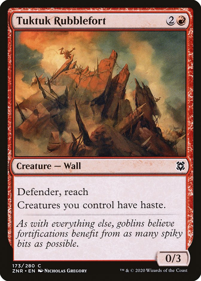 Tuktuk Rubblefort [Zendikar Rising] Foil