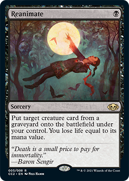 Reanimate [Commander Collection: Black] Foil