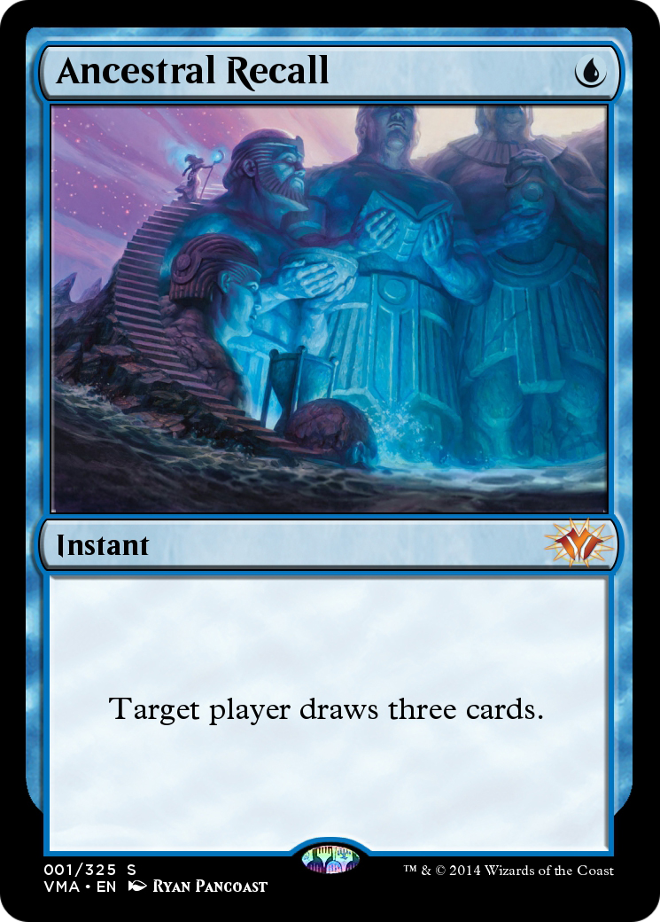 Ancestral Recall  [Vintage Masters] Foil