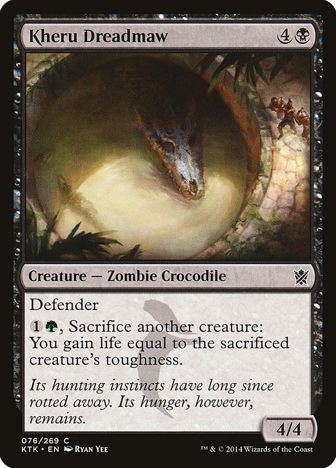 Kheru Dreadmaw [Khans of Tarkir] Foil