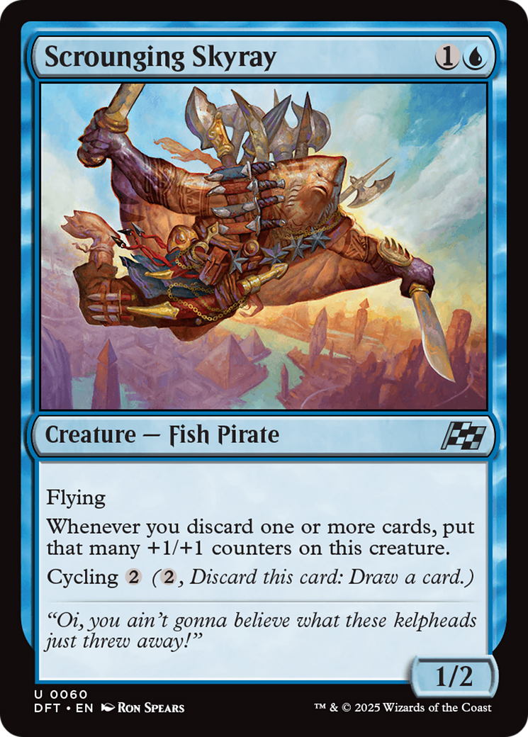 Scrounging Skyray [Aetherdrift] Foil