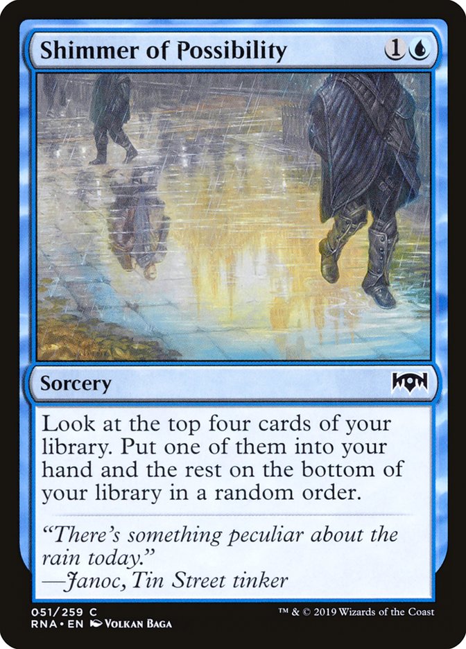 Shimmer of Possibility [Ravnica Allegiance] Foil