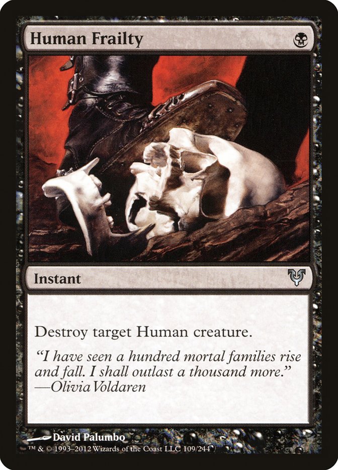 Human Frailty [Avacyn Restored] Foil