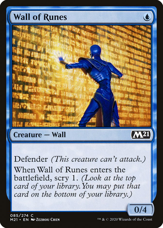 Wall of Runes [Core Set 2021] Foil