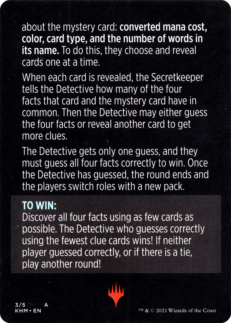 Booster Sleuth // Booster Sleuth (cont'd)  [Kaldheim Minigames]