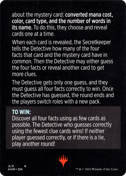 Booster Sleuth // Booster Sleuth (cont'd)  [Kaldheim Minigames]