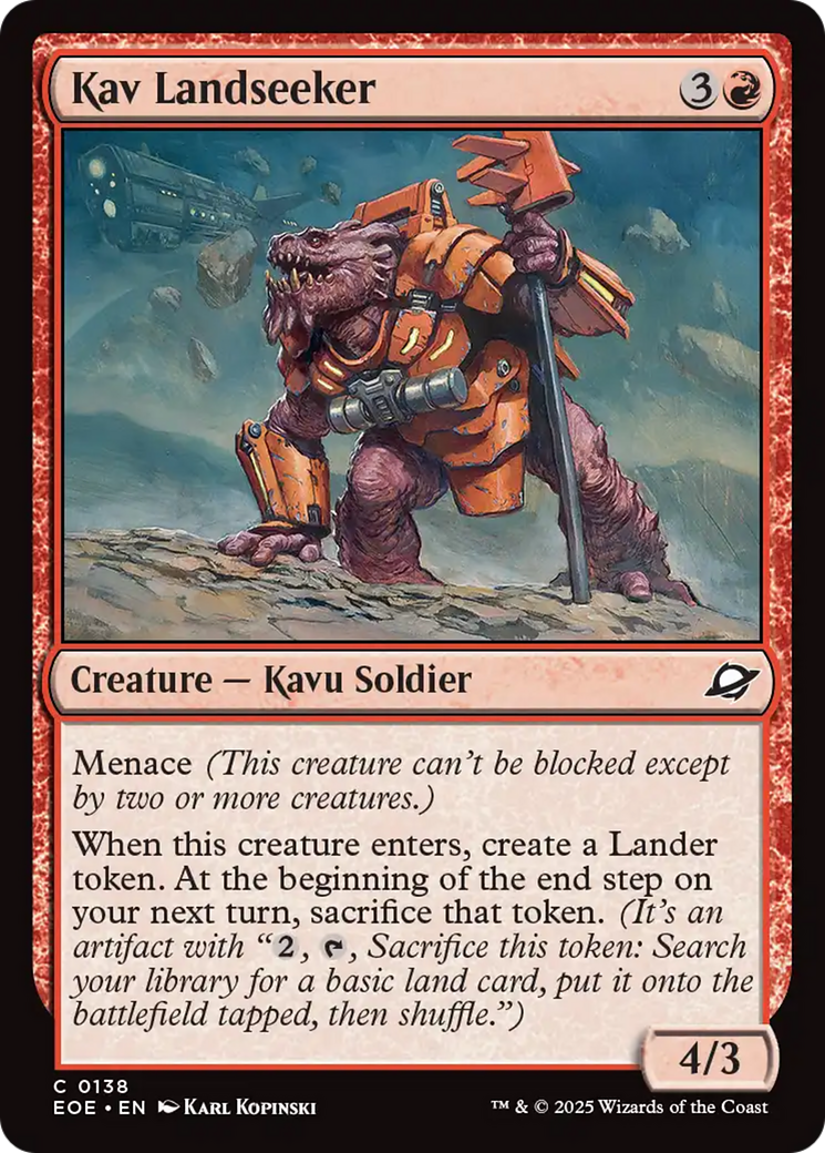 Kav Landseeker [Edge of Eternities] Foil