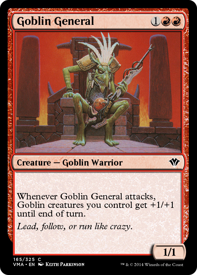 Goblin General  [Vintage Masters] Foil
