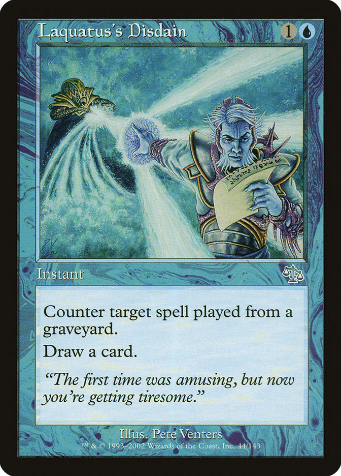 Laquatus's Disdain [Judgment] Foil