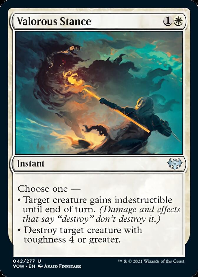 Valorous Stance [Innistrad: Crimson Vow] Foil