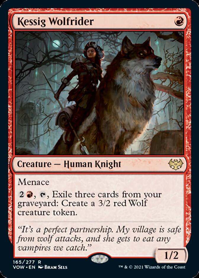 Kessig Wolfrider [Innistrad: Crimson Vow] Foil