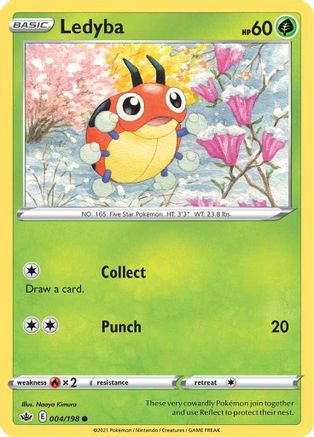 Ledyba (004/198) [Sword & Shield: Chilling Reign] Reverse Holofoil