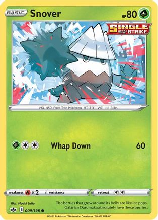 Snover (009/198) [Sword & Shield: Chilling Reign] Reverse Holofoil