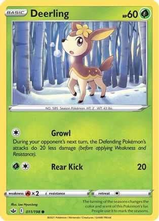 Deerling (011/198) [Sword & Shield: Chilling Reign] Reverse Holofoil