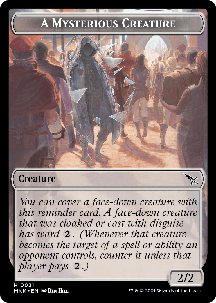 A Mysterious Creature  [Murders at Karlov Manor Tokens]