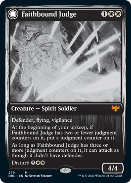 Faithbound Judge // Sinner's Judgment [Innistrad: Double Feature] Foil