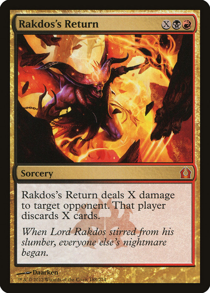 Rakdos's Return [Return to Ravnica] Foil