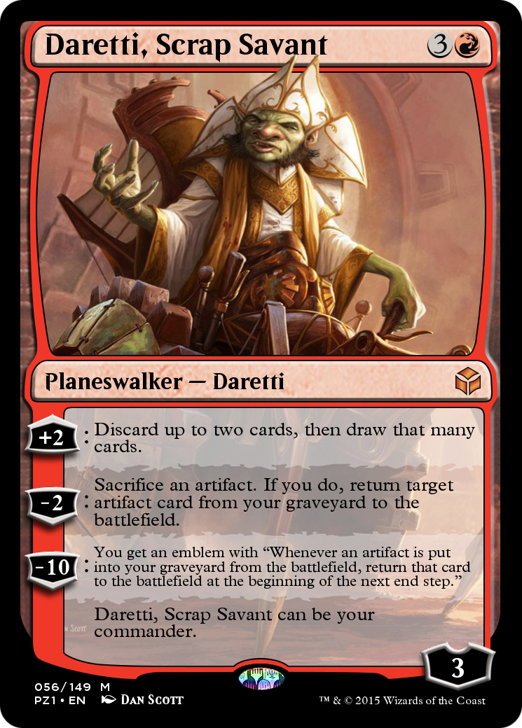 Daretti, Scrap Savant  [Legendary Cube Prize Pack] Foil