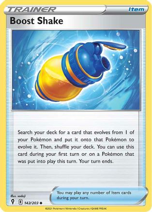 Boost Shake (142/203) [Sword & Shield: Evolving Skies] Reverse Holofoil