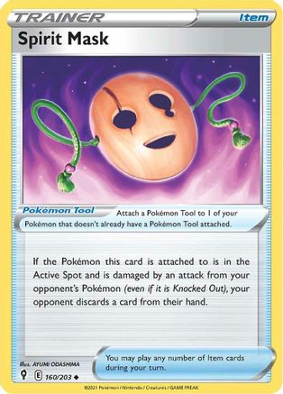Spirit Mask (160/203) [Sword & Shield: Evolving Skies] Reverse Holofoil