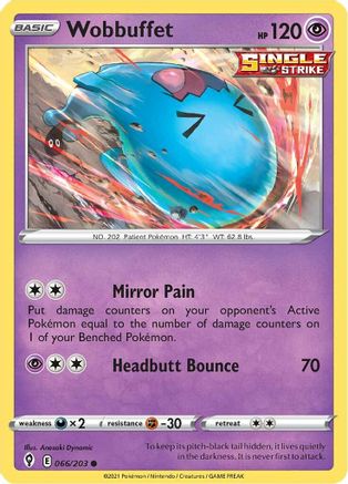 Wobbuffet (066/203) [Sword & Shield: Evolving Skies] Reverse Holofoil