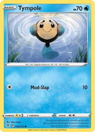 Tympole (042/203) [Sword & Shield: Evolving Skies] Reverse Holofoil
