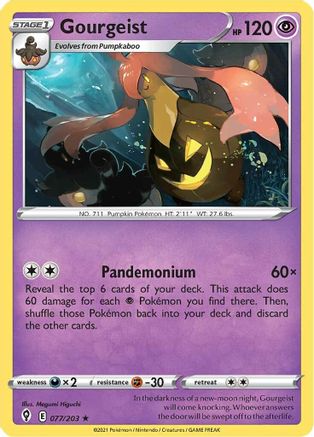 Gourgeist (077/203) [Sword & Shield: Evolving Skies] Reverse Holofoil