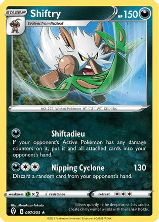 Shiftry (097/203) [Sword & Shield: Evolving Skies] Reverse Holofoil