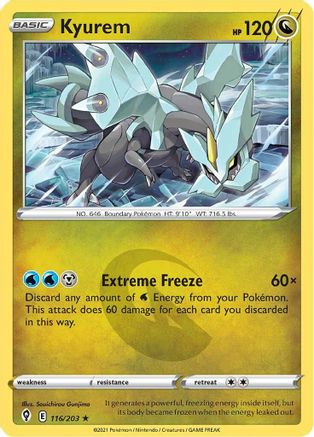 Kyurem (116/203) [Sword & Shield: Evolving Skies] Reverse Holofoil