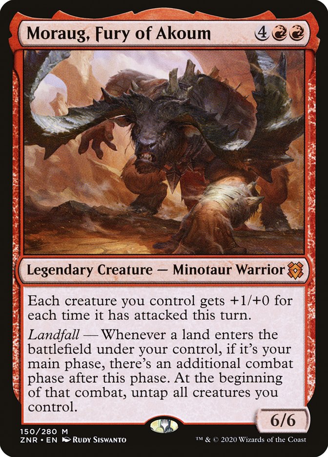Moraug, Fury of Akoum [Zendikar Rising] Foil
