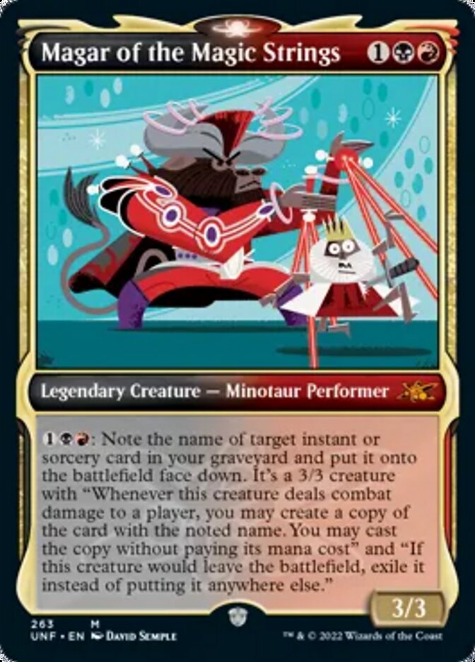 Magar of the Magic Strings (Showcase) [Unfinity] Foil