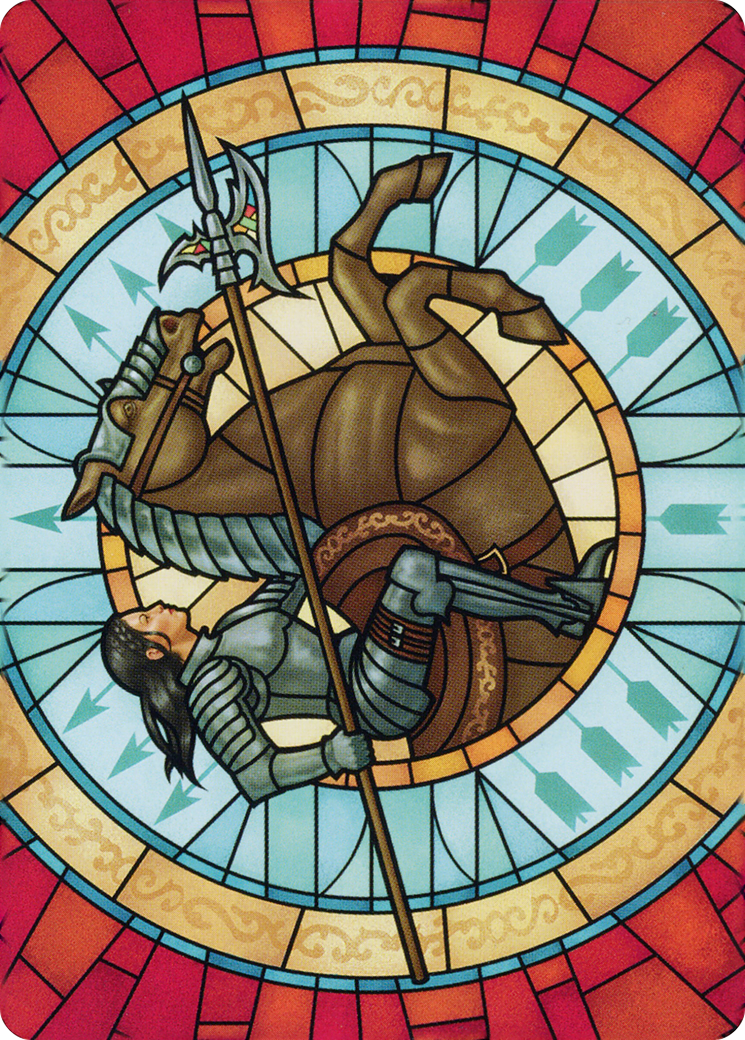 Tori D'Avenant, Fury Rider // Tori D'Avenant, Fury Rider  [Dominaria United Art Series] (Borderless) Foil