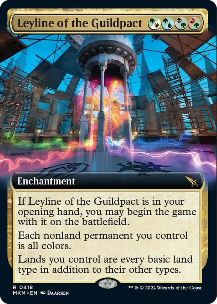 Leyline of the Guildpact (Extended Art) [Murders at Karlov Manor] Foil