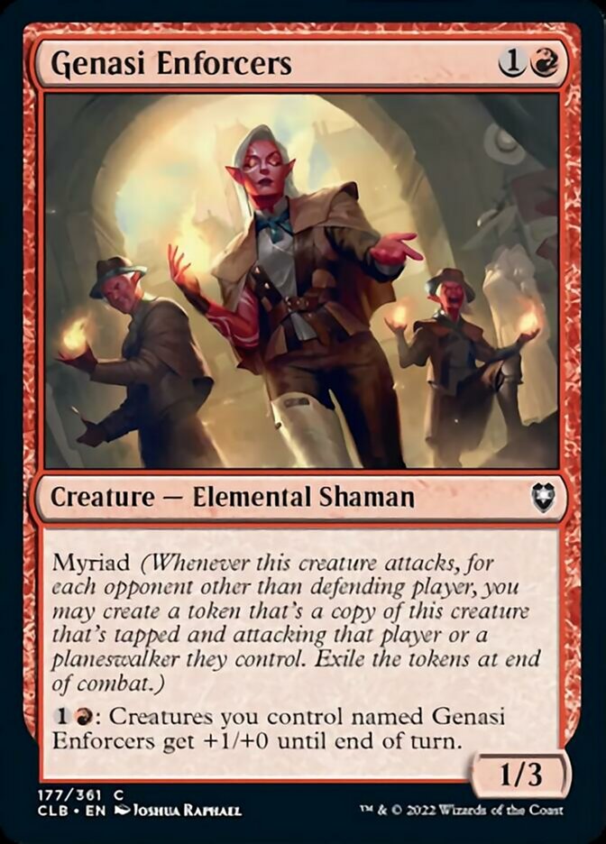 Genasi Enforcers [Commander Legends: Battle for Baldur's Gate] Foil