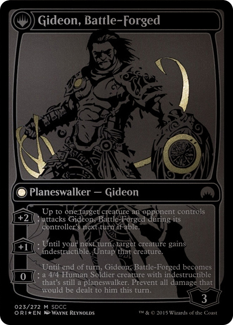 Kytheon, Hero of Akros // Gideon, Battle-Forged  [San Diego Comic-Con 2015]: (originpwdfc) Foil