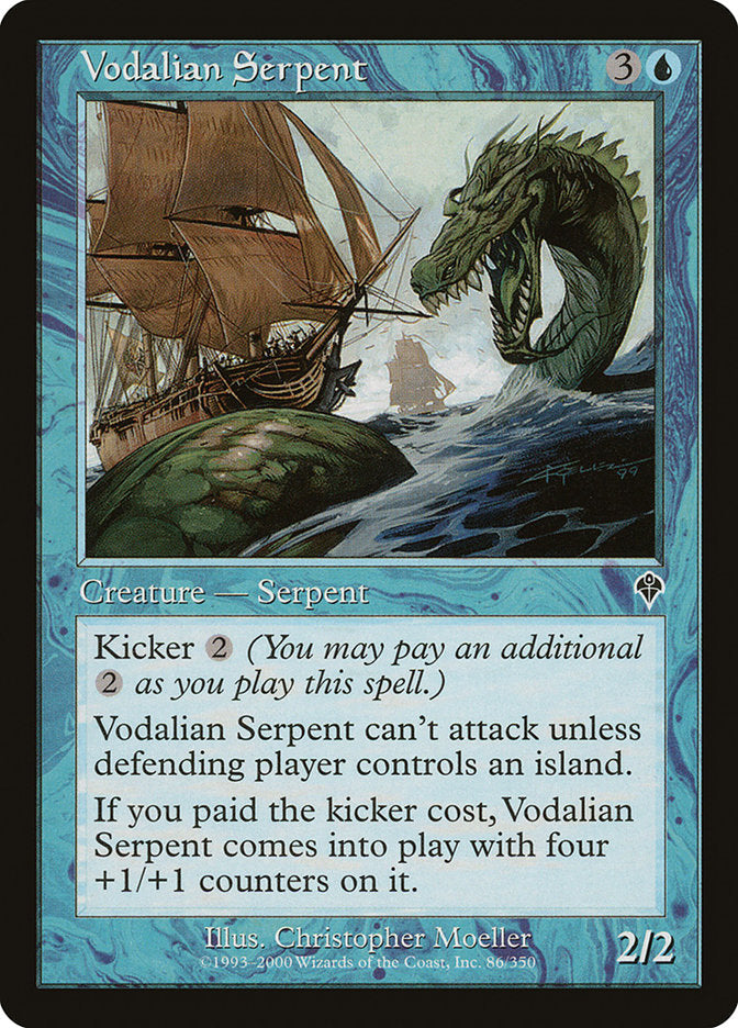 Vodalian Serpent [Invasion] Foil