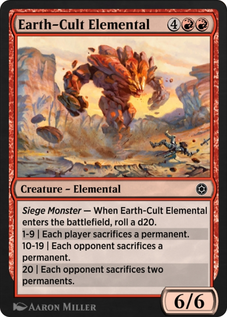 Earth-Cult Elemental  [Alchemy Horizons: Baldur's Gate]