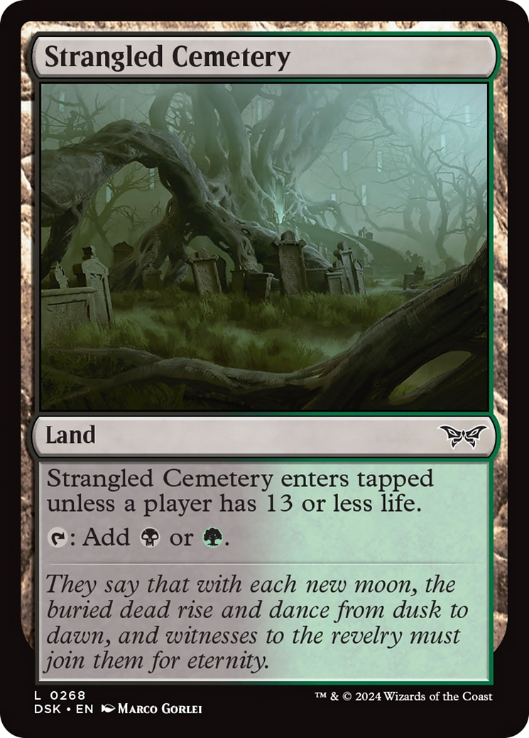 Strangled Cemetery [Duskmourn: House of Horror] Foil